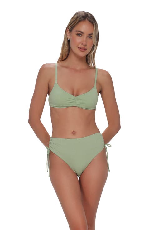 Malia High Waist Bikini Swim Bottoms