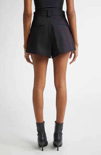 ショートパンツ Alexander Wang HIGH WAISTED CARPENTED SHORT CRYSTAL ALEXANDER WANG - Women Crystal Pattern High Waisted