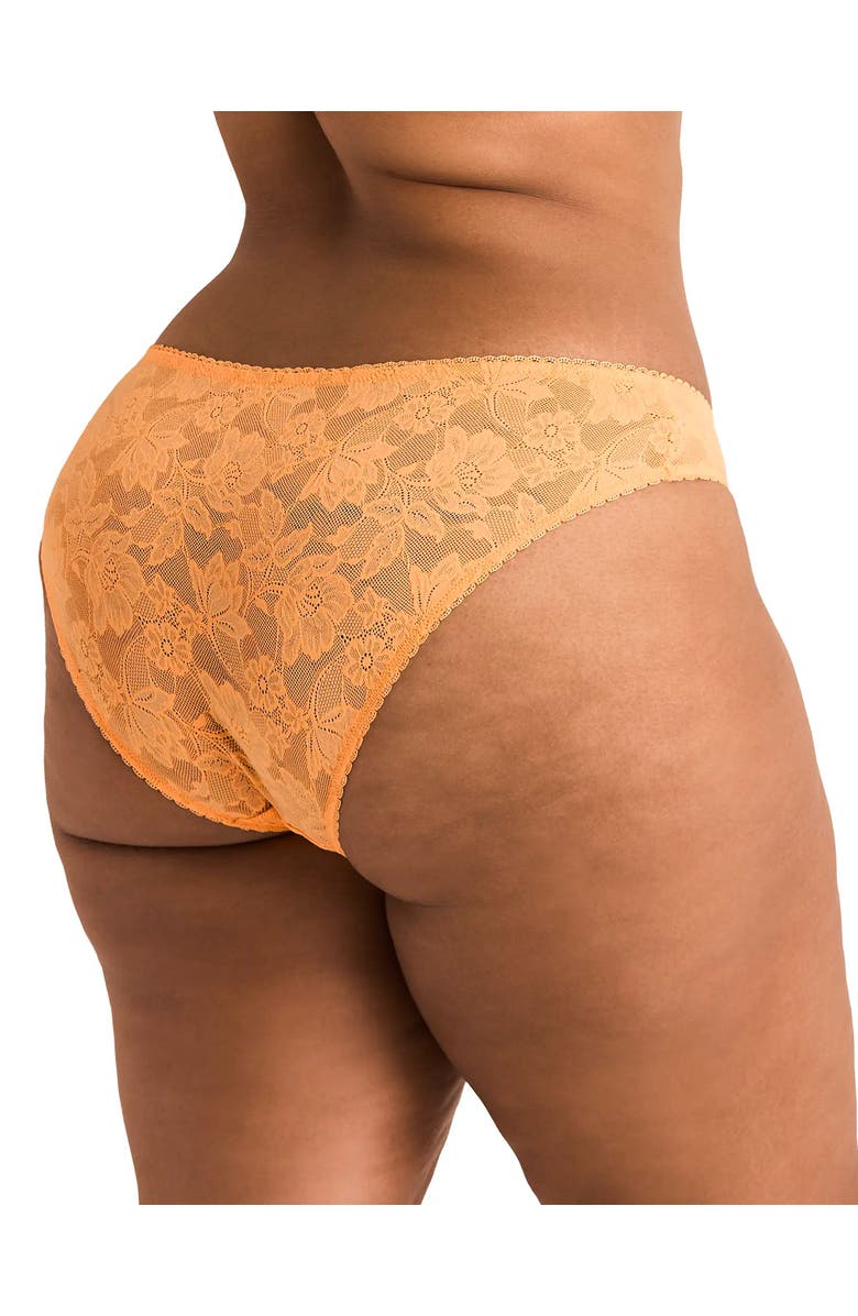 Adore Me Leina Bikini Panties, Alternate, color, Medium Orange