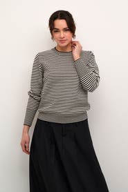 Kaffe Kanala Round Neck Tight Knit Pullover