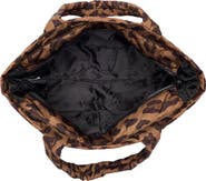 Marc Jacobs Leopard Print Quilted Nylon Tote