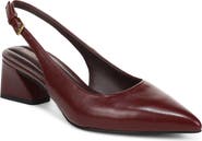 Franco Sarto Racer Leather Slingback Pump