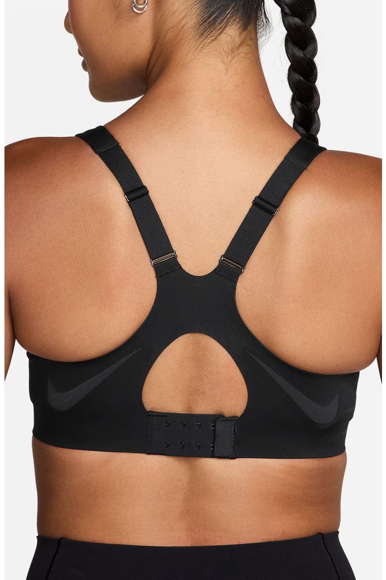 Rival Dri-FIT Sports Bra, Alternate, color, BLACK