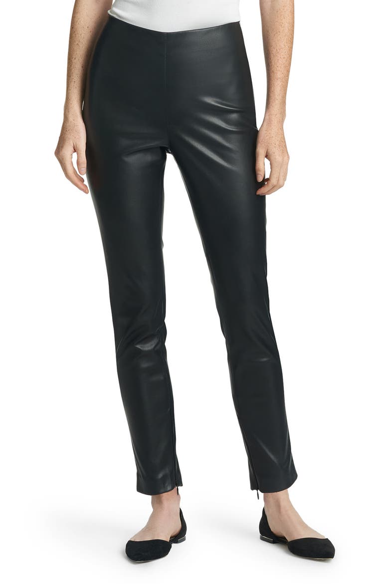 Sachin & Babi Meagan Faux Leather Pants, Main, color, BLACK