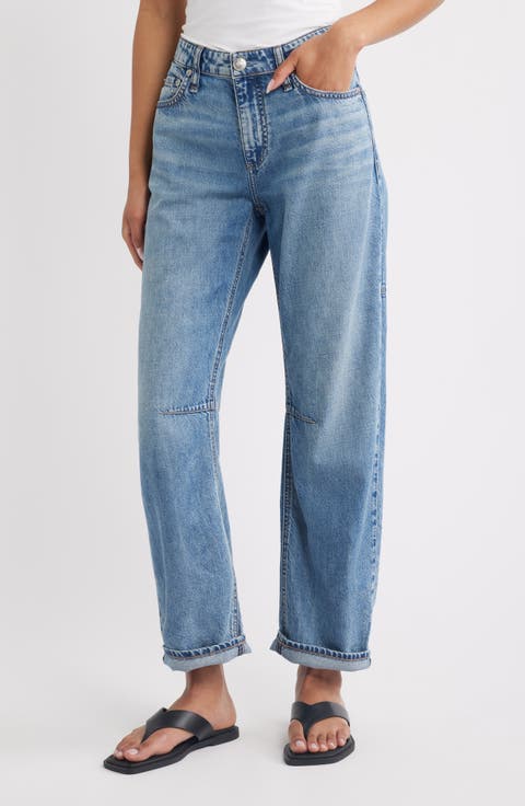 Featherweight Stevie Mid Rise Tapered Jeans