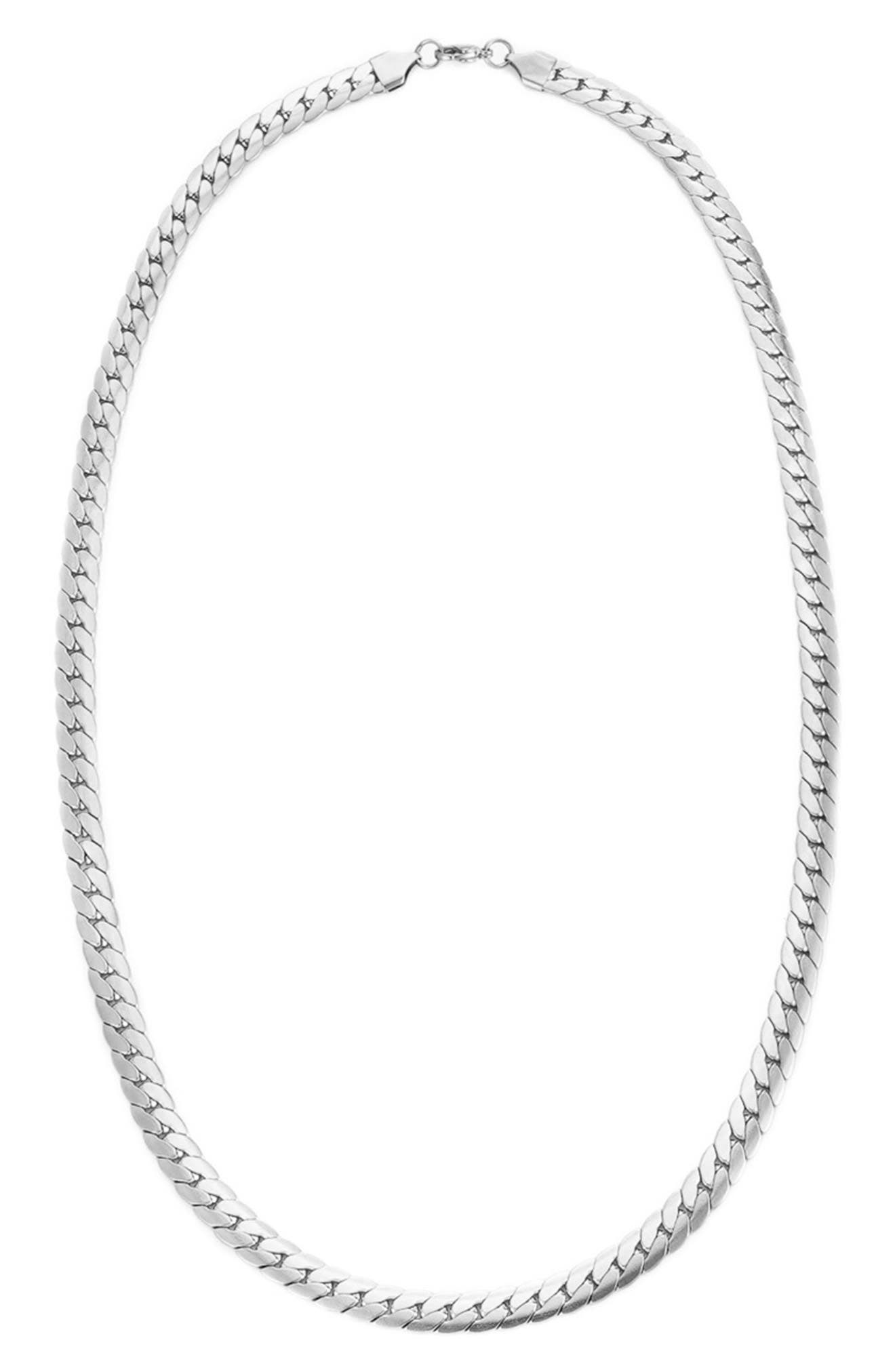 Adornia Men's Curb Chain Necklace