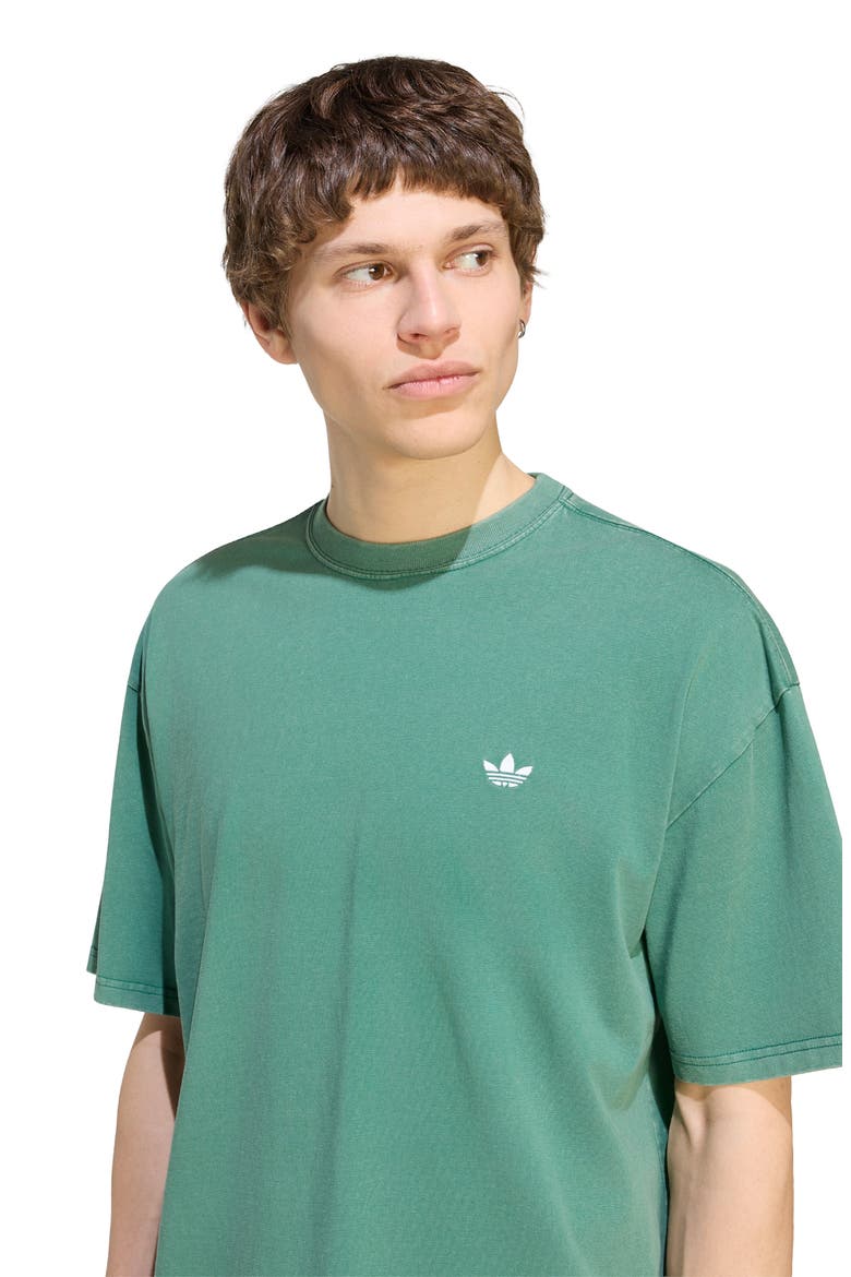 Essentials Loose Cotton T-Shirt, Alternate, color, COLLEGIATE GREEN