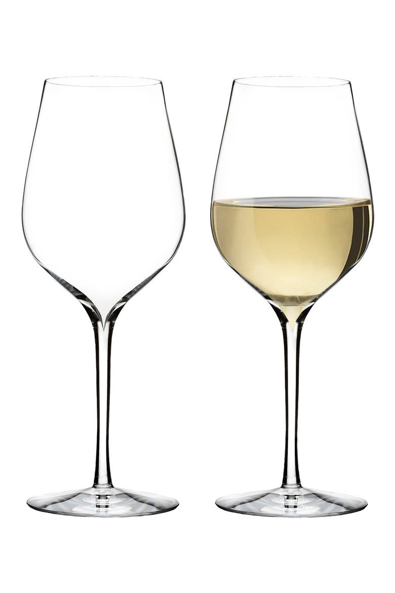 'Elegance' Fine Crystal Sauvignon Blanc Glasses, Alternate, color, CLEAR