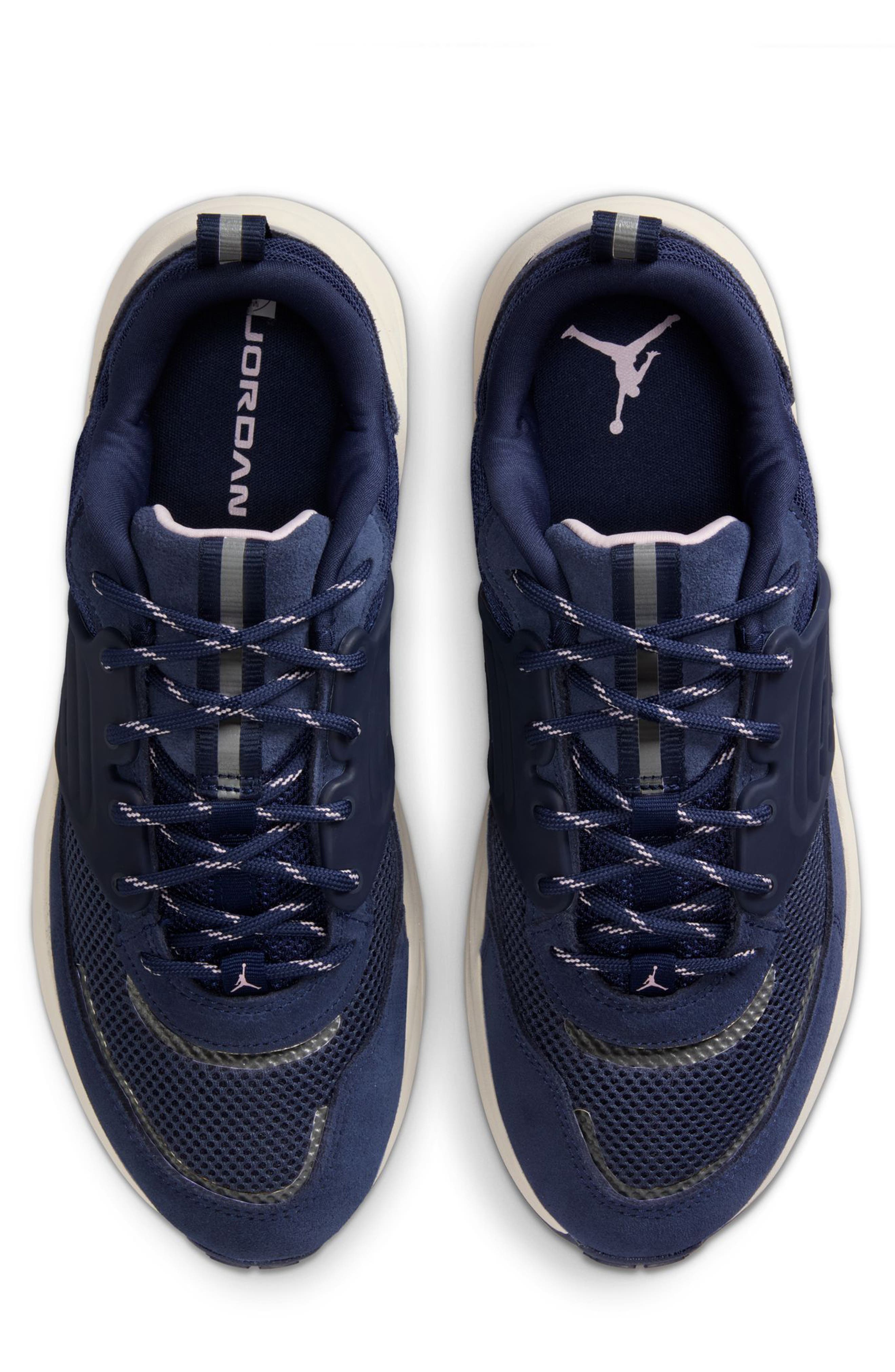 Trunner O/S Sneaker, Alternate, color, MIDNIGHT NAVY/ PINK FOAM