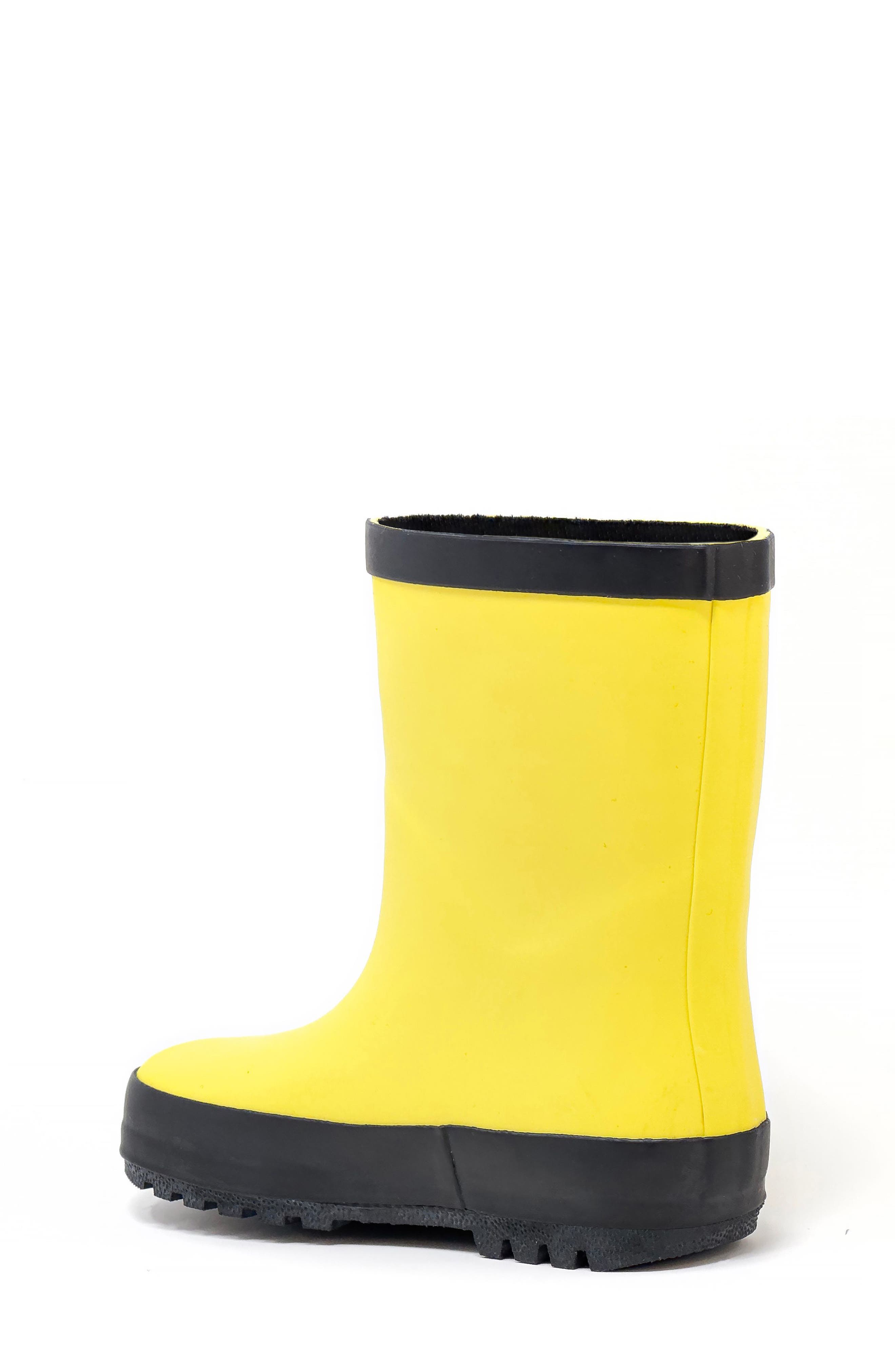 Waterproof Rain Boot, Alternate, color, YELLOW