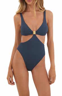 ViX Paula Hermanny Firenze Becky Cutout One-Piece Swimsuit