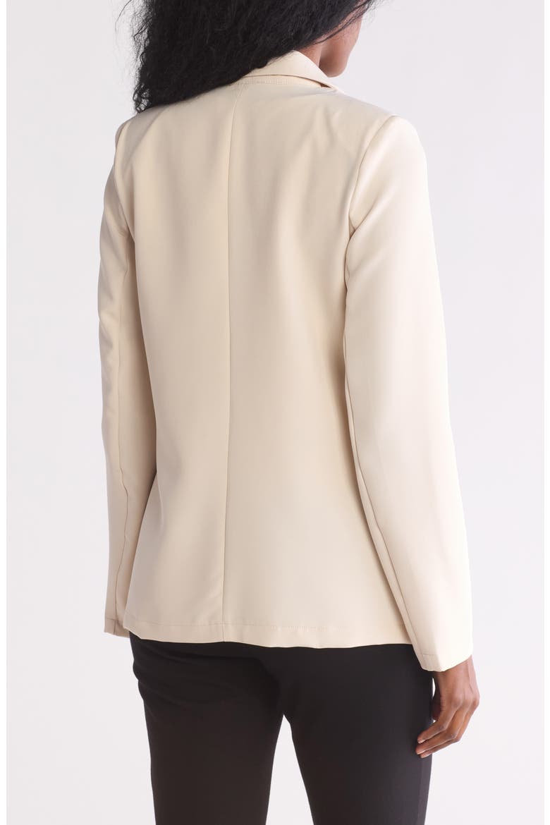Solid Double Breasted Blazer, Alternate, color, LIGHT KHAKI