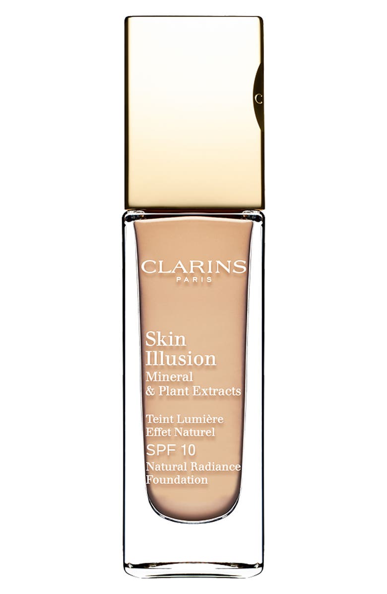 Clarins Skin Illusion Natural Radiance Foundation SPF 10, Main, color, 