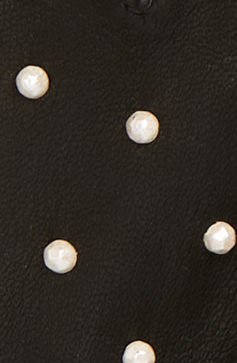 Seymoure Studded Imitation Pearl Driver Gloves, Alternate, color, 