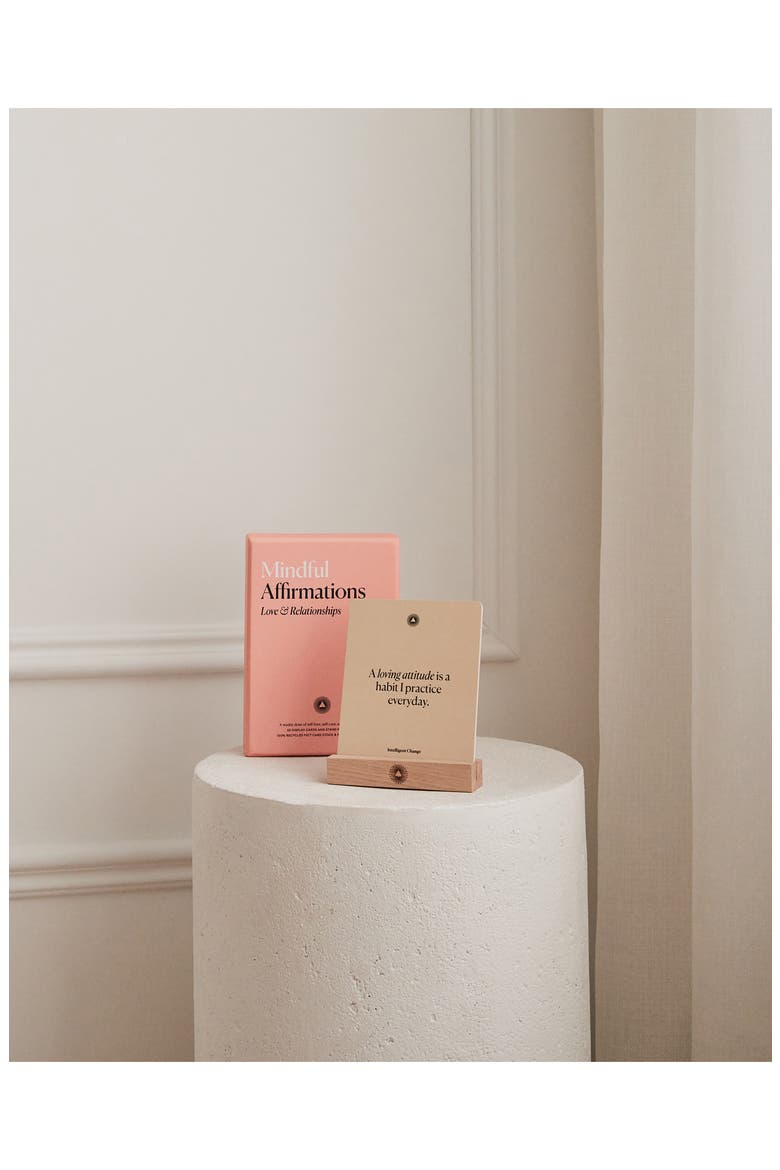 Mindful Affirmations Love & Relationship Cards, Alternate, color, PINK
