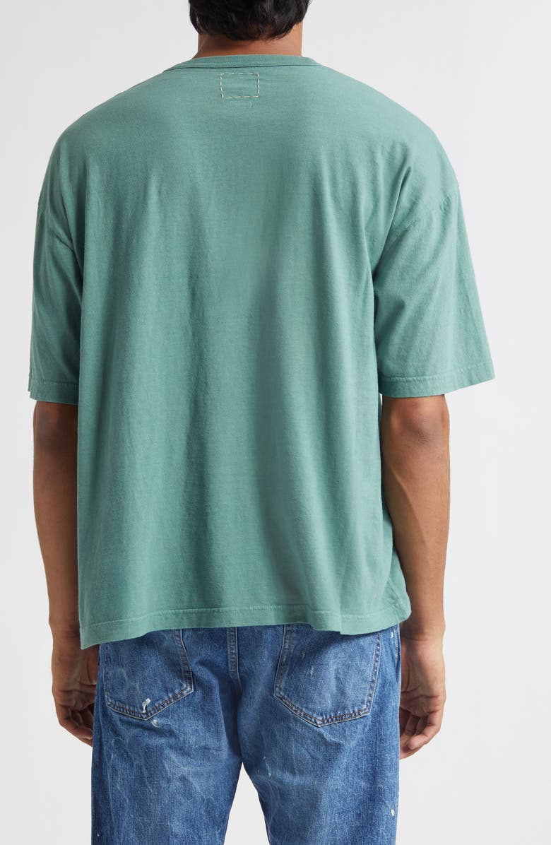 VISVIM Jumbo Damaged Oversize Pocket T-Shirt, Alternate, color, Green