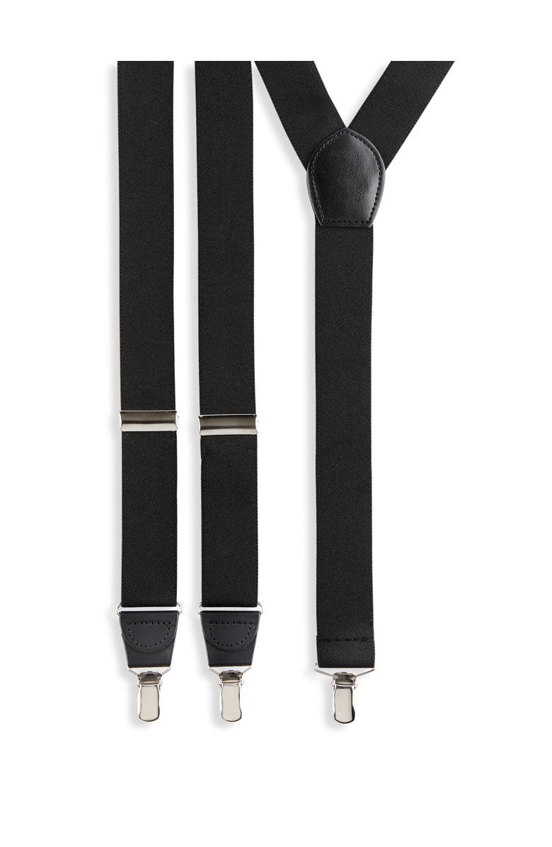 Harbor Bay by DXL Big & Tall Y-Back Suspenders Boxed Set, Main, color, Black