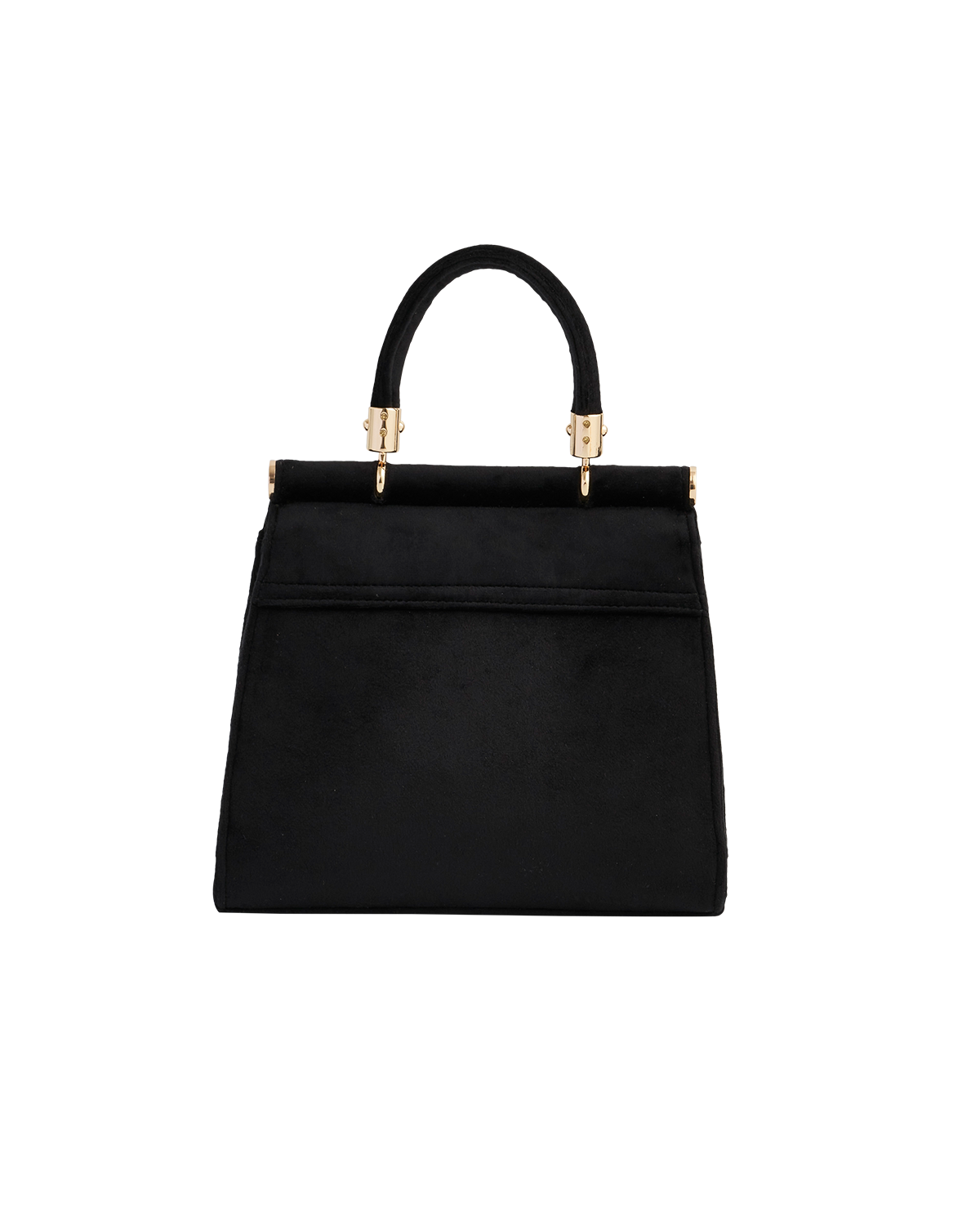 Fable England Deer & Moon Embroidered Black Velvet Tote, Alternate, color, Black