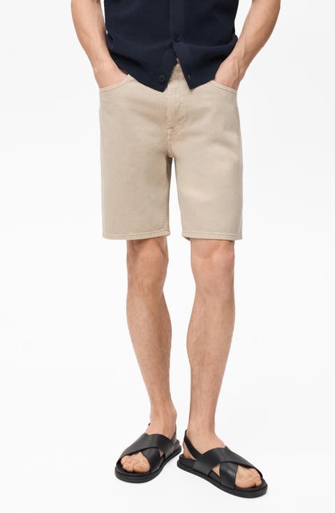 Denim Bermuda Shorts