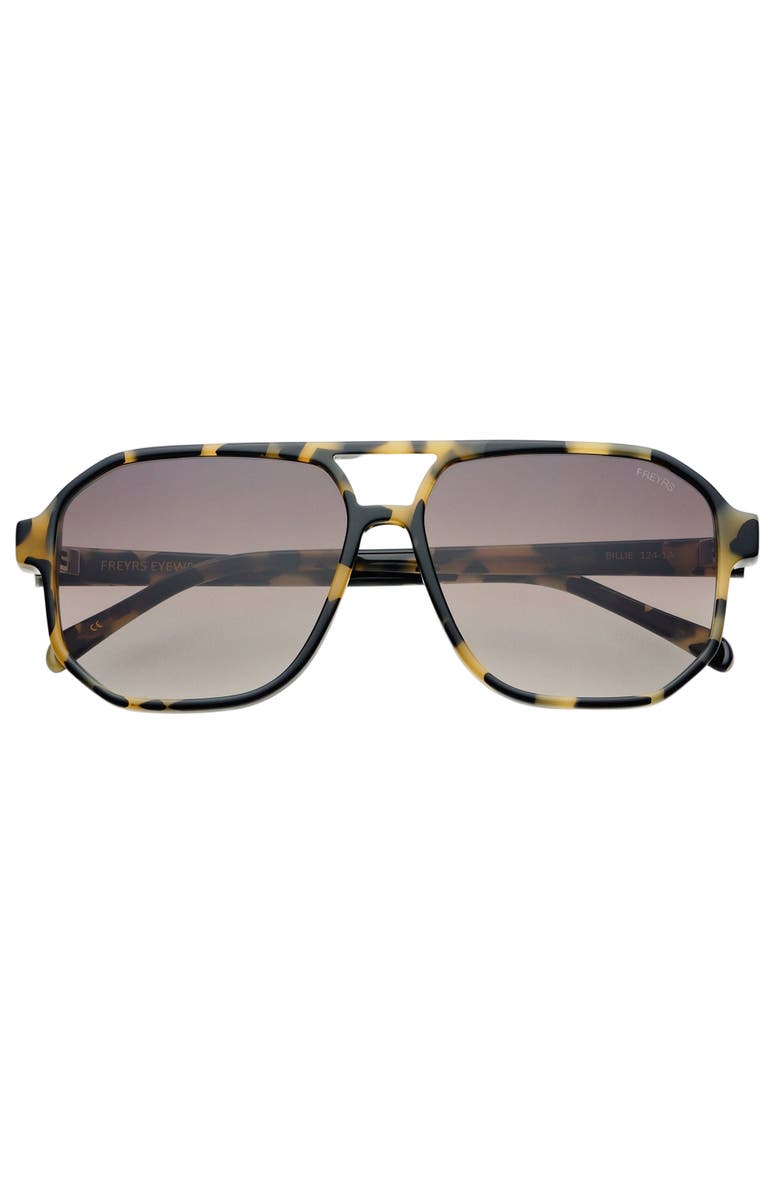 FREYRS Eyewear Billie Aviator Sunglasses, Main, color, Tortoise