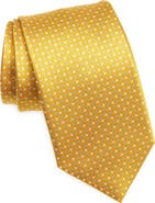 David Donahue Neat Square Silk Tie