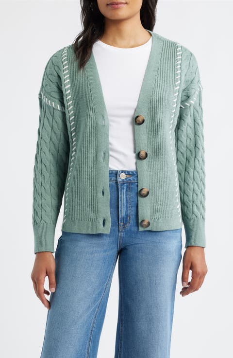 Women's Cardigan Cable Knit & Fair Isle Sweaters | Nordstrom