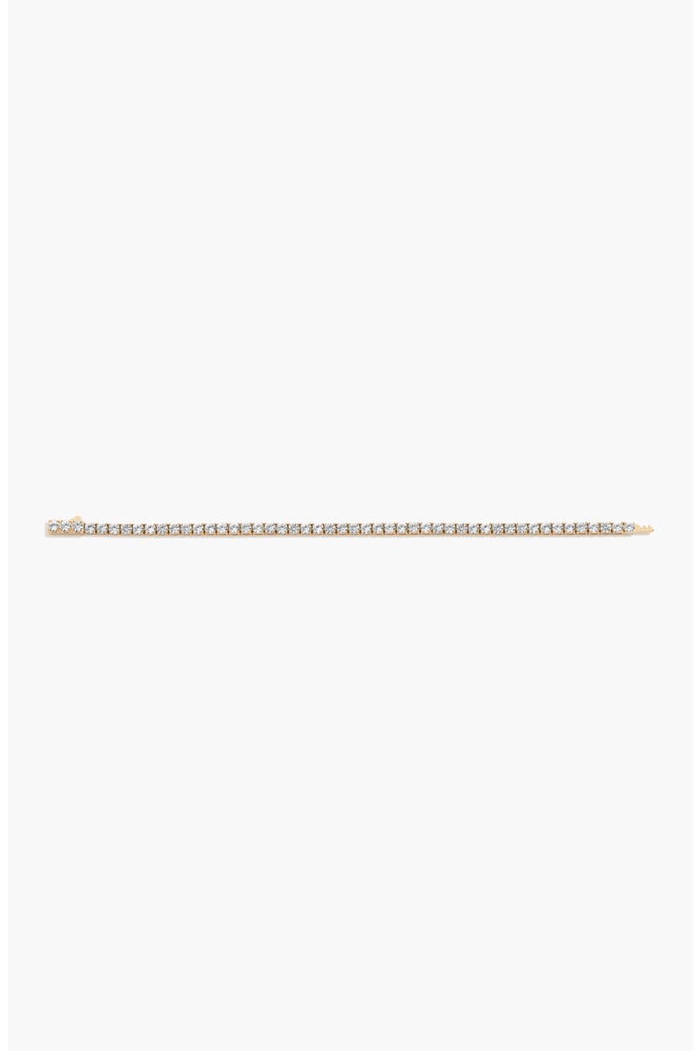 Unbreakable Lab Grown Sapphire Tennis Bracelet, Alternate, color, Gold Plated Stainless Steel
