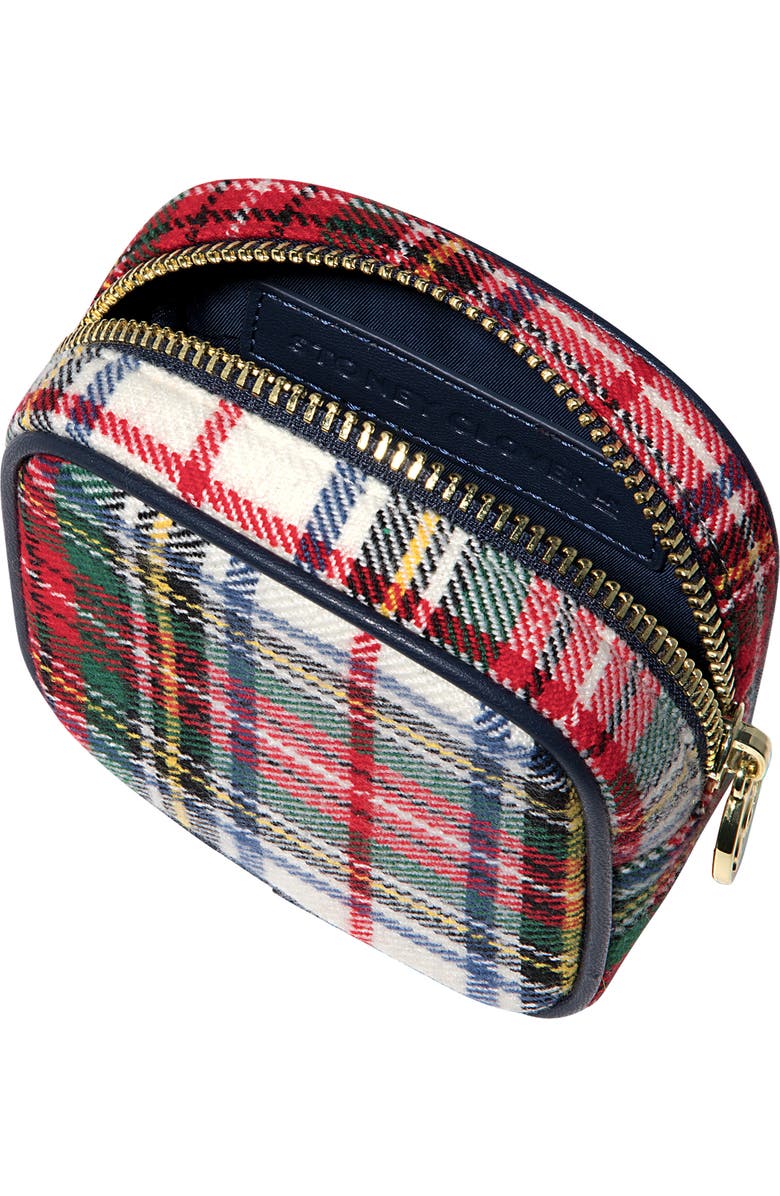 Stoney Clover Lane Mini Plaid Pouch, Alternate, color, Plaid