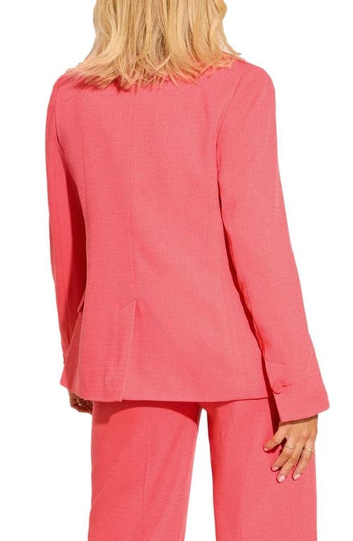 Friends Like These Crosshatch Texture Double Breasted Blazer