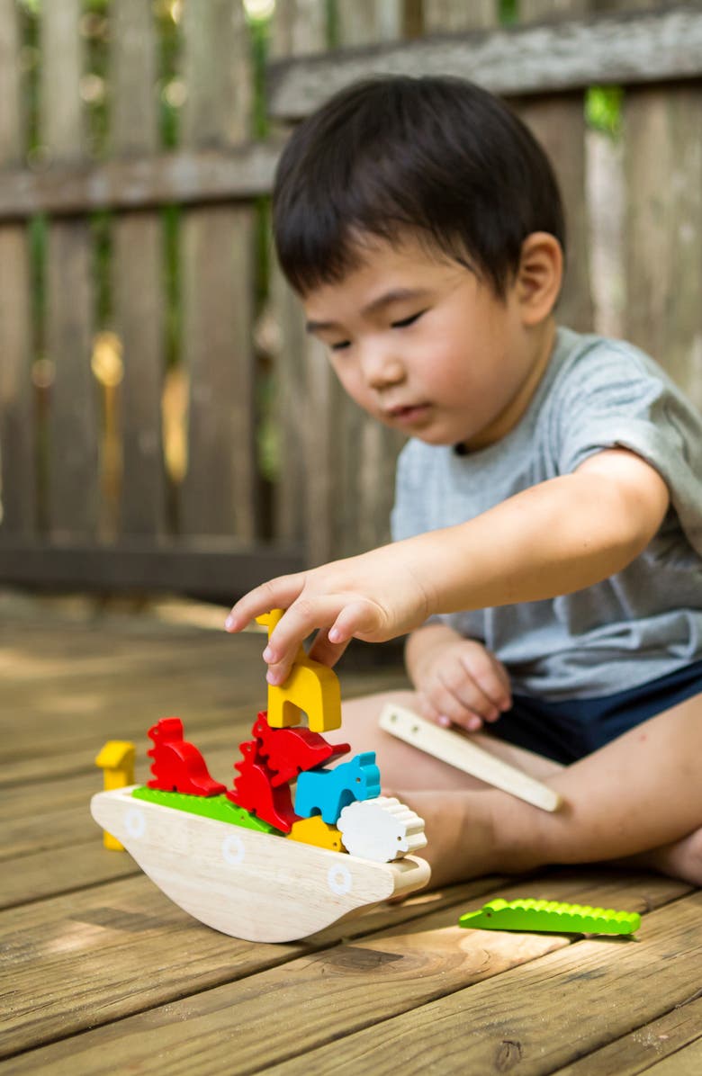 PlanToys<sup>®</sup> Balancing Boat Playset, Alternate, color, Assorted
