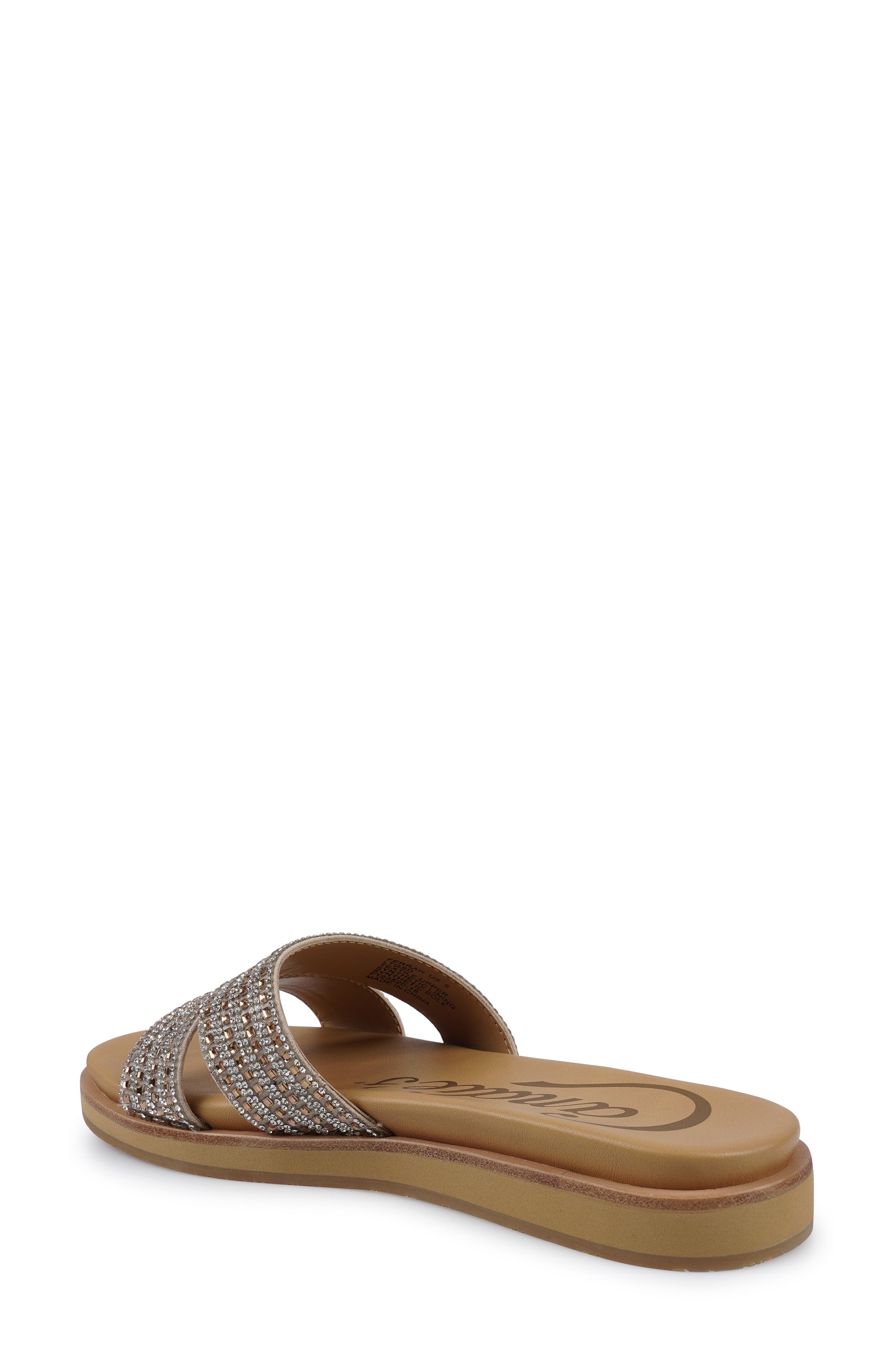Slide Sandal, Alternate, color, LIGHT GOLD
