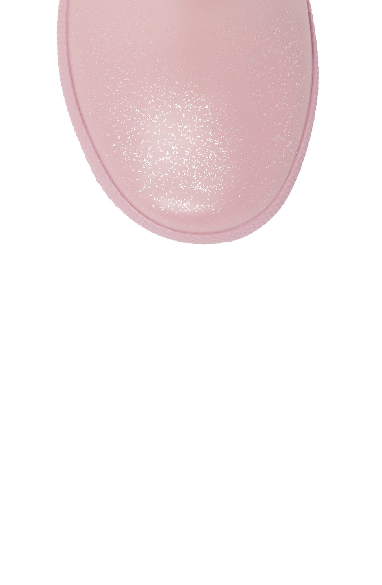 'First Classic' Glitter Rain Boot, Alternate, color, BLOSSOM