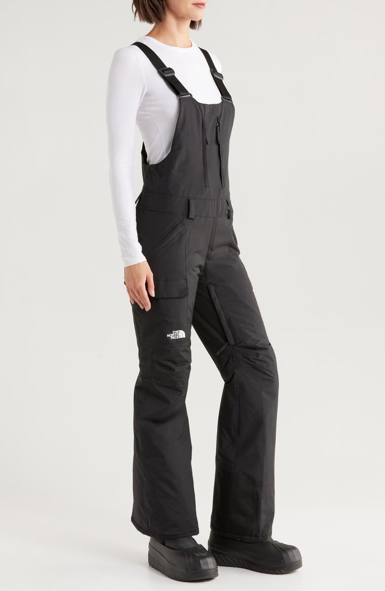 The North Face Freedom Insulated Waterproof Snow Bib Overalls, Alternate, color, Tnf Black-Npf
