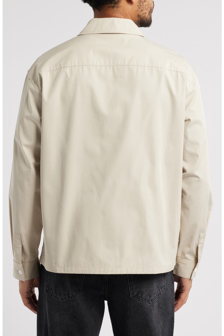 Double Pocket Overshirt, Alternate, color, LIGHT BEIGE