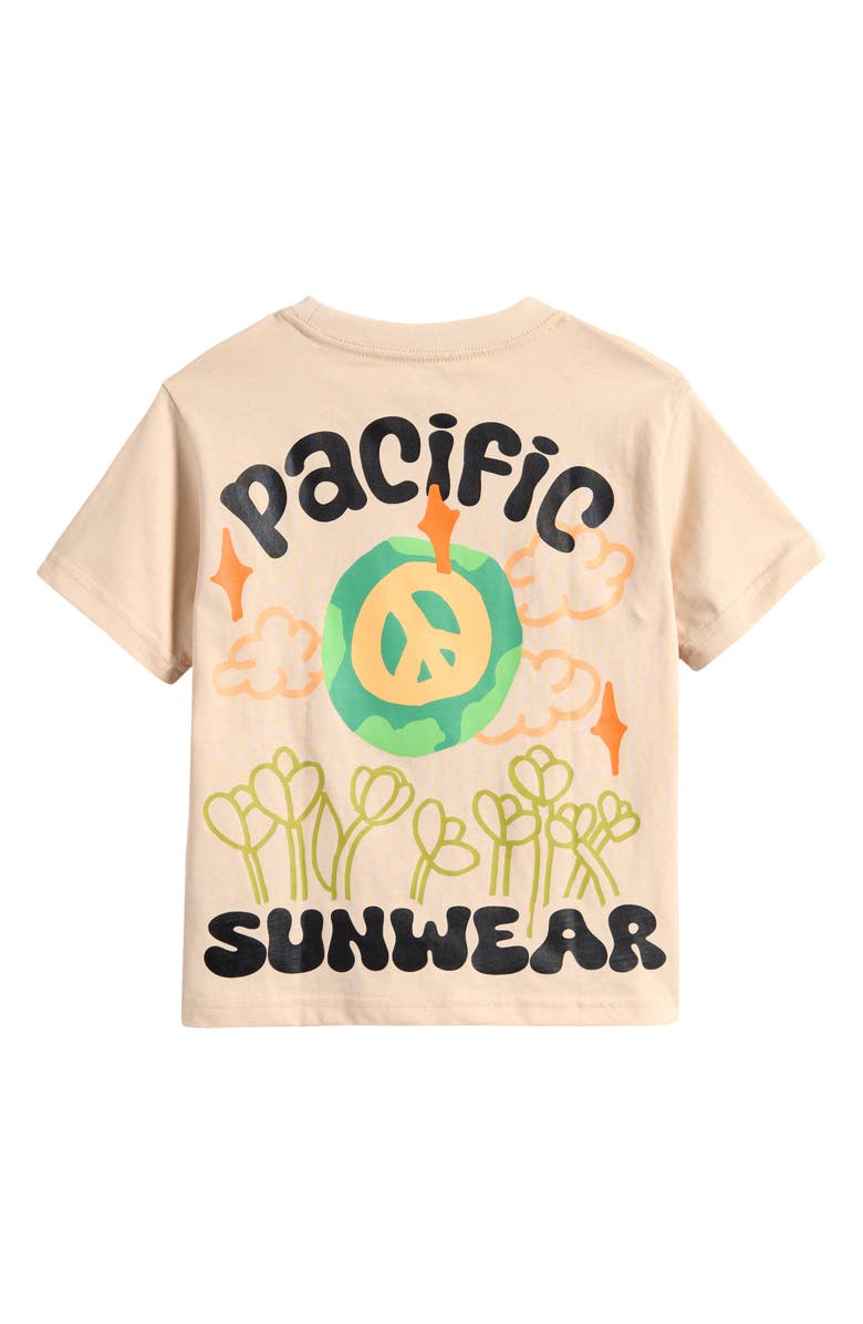 PacSun Kids' Doodles Cotton Graphic T-Shirt, Alternate, color, Off White