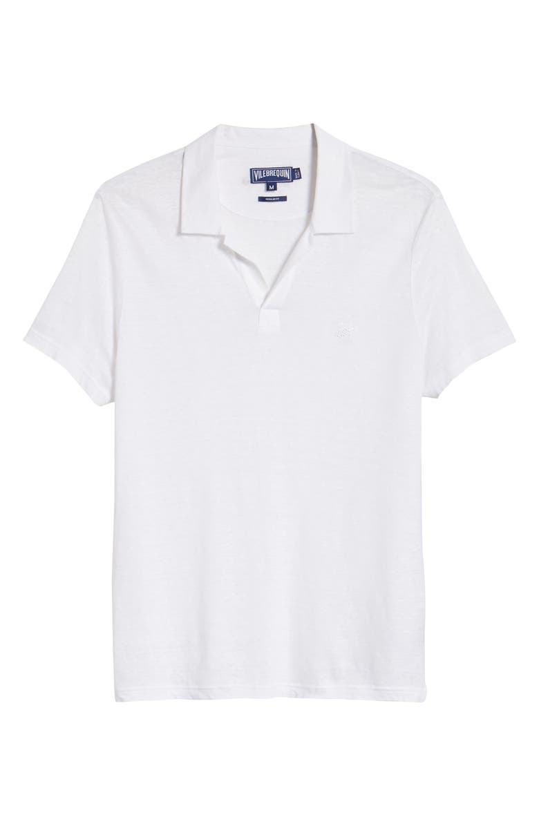 Vilebrequin Jersey Linen Johnny Collar Polo, Alternate, color,