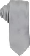 Brooklyn Brigade Men's Solid Satin X-Long Tie