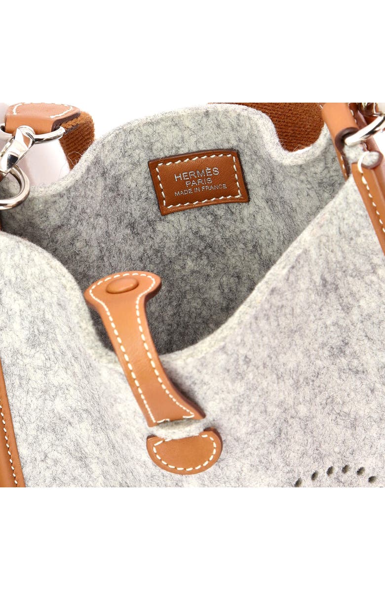 Pre-Owned Hermes Evelyne Bag Gen III Felt TPM, Alternate, color, Gris Clair