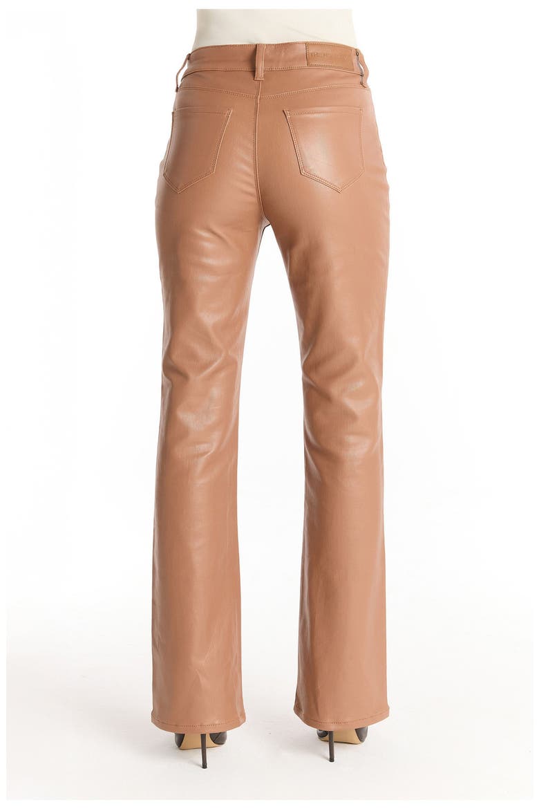 Aria Coated Flare Jean, Alternate, color, Mocha