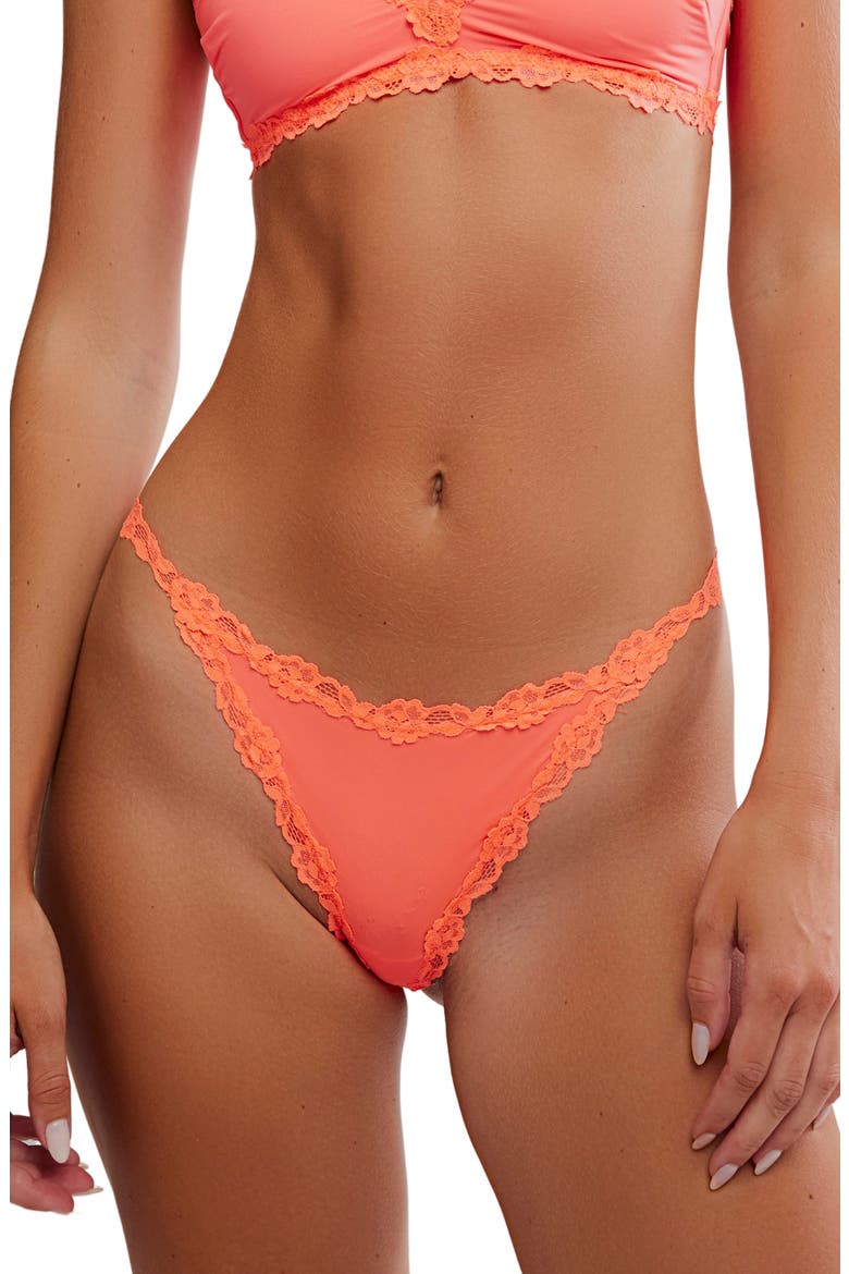 Intimately FP Charlie Micro Thong, Main, color, SUNSET