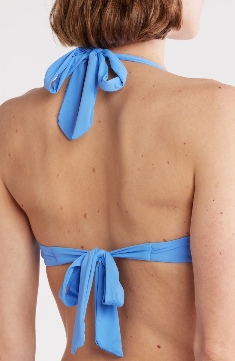 VYB Shirred Underwire Bikini Top, Alternate, color,