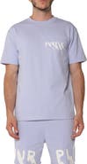 PURPLE BRAND Distressed Logo Graphic Cotton Jersey T-Shirt