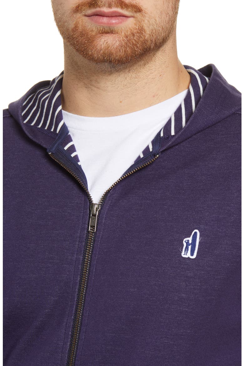 Burns Zip Hoodie, Alternate, color, TWILIGHT