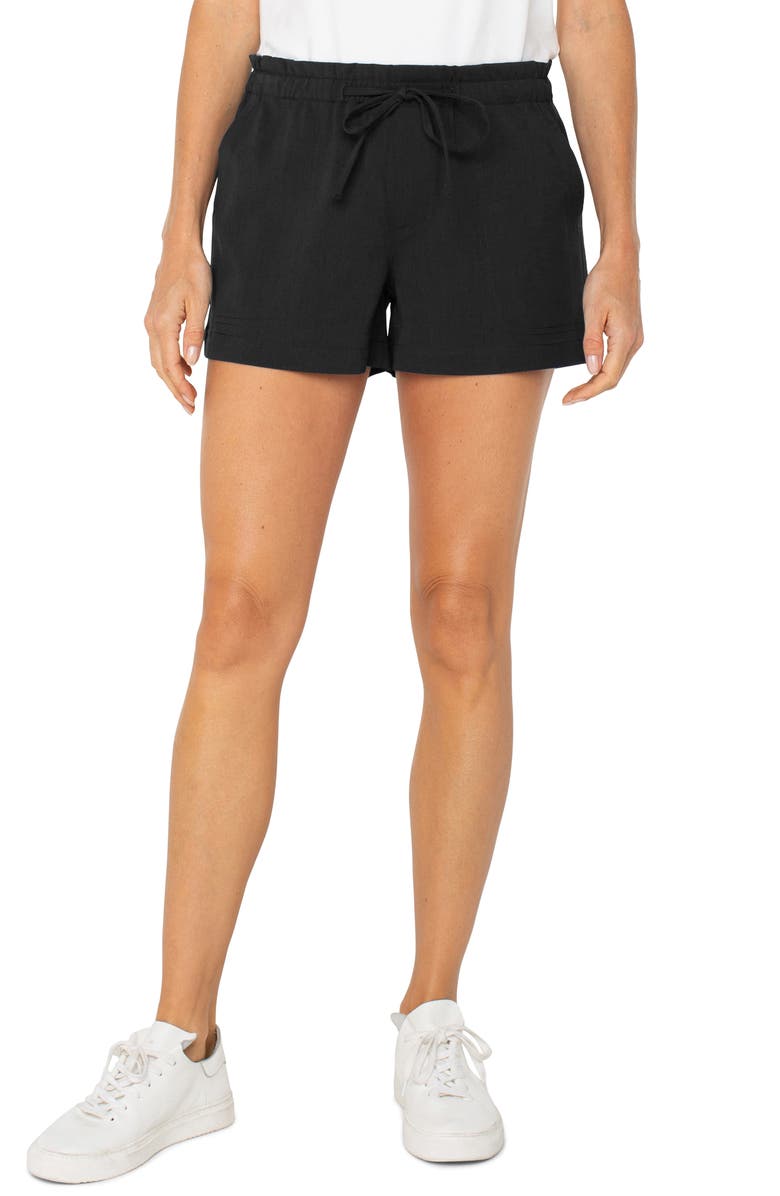 Liverpool Los Angeles Pull-On Woven Shorts, Main, color, 