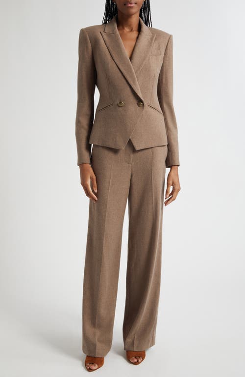 Veronica Beard Rickie Crop Dickey Jacket In Brown
