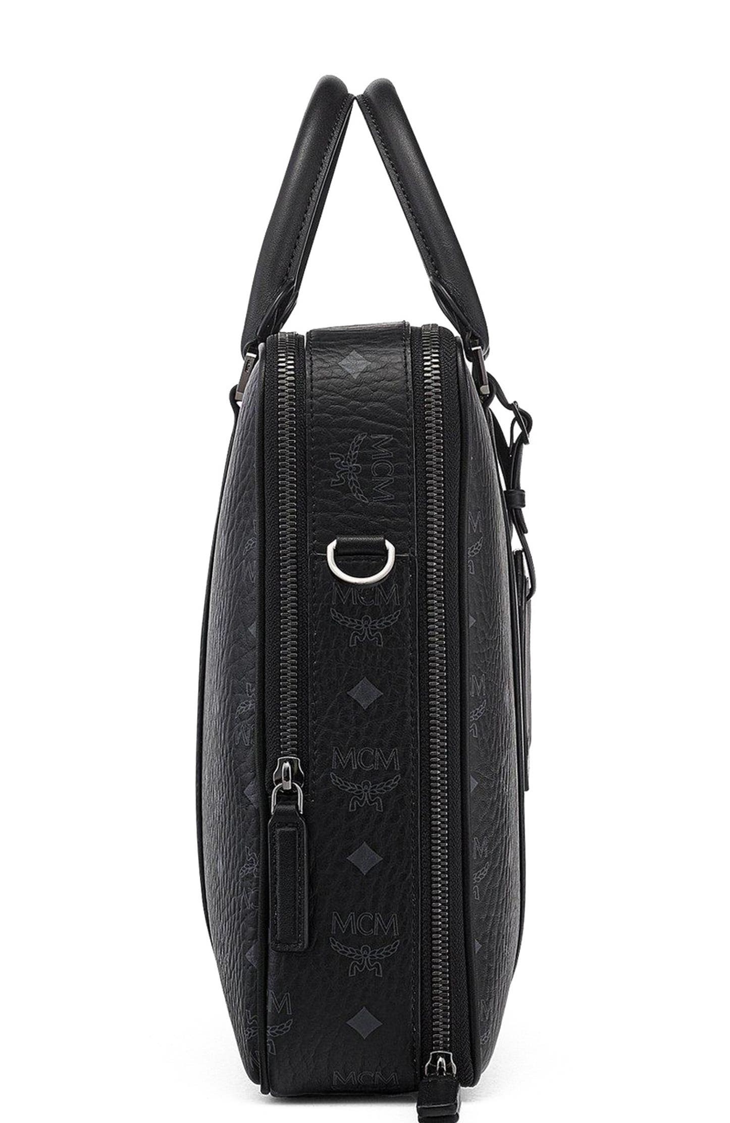 Klassik Briefcase in Visetos, Alternate, color, Black