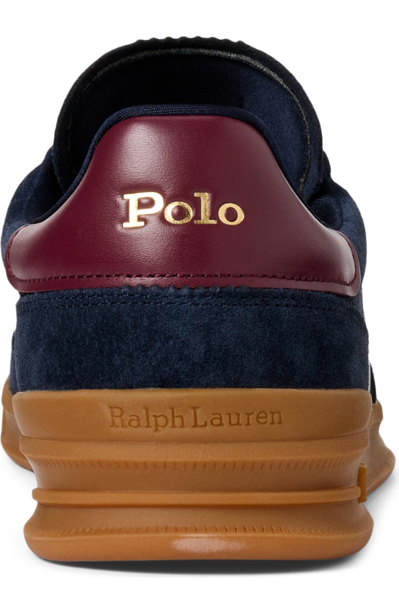 Polo Ralph Lauren Heritage Aera Sneaker, Alternate, color, Navy/ Wine/ Forest