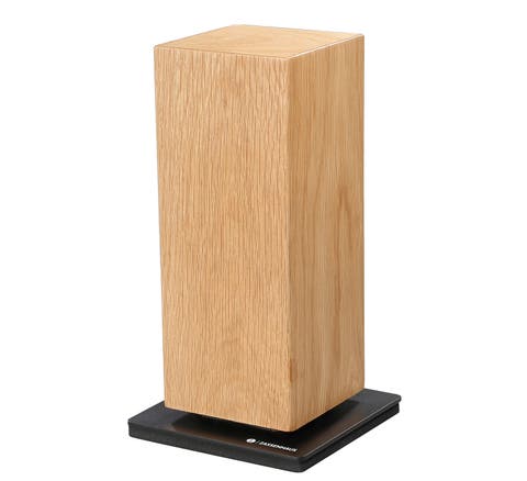 Magnetic Spinning Wood Knife Block for Counter