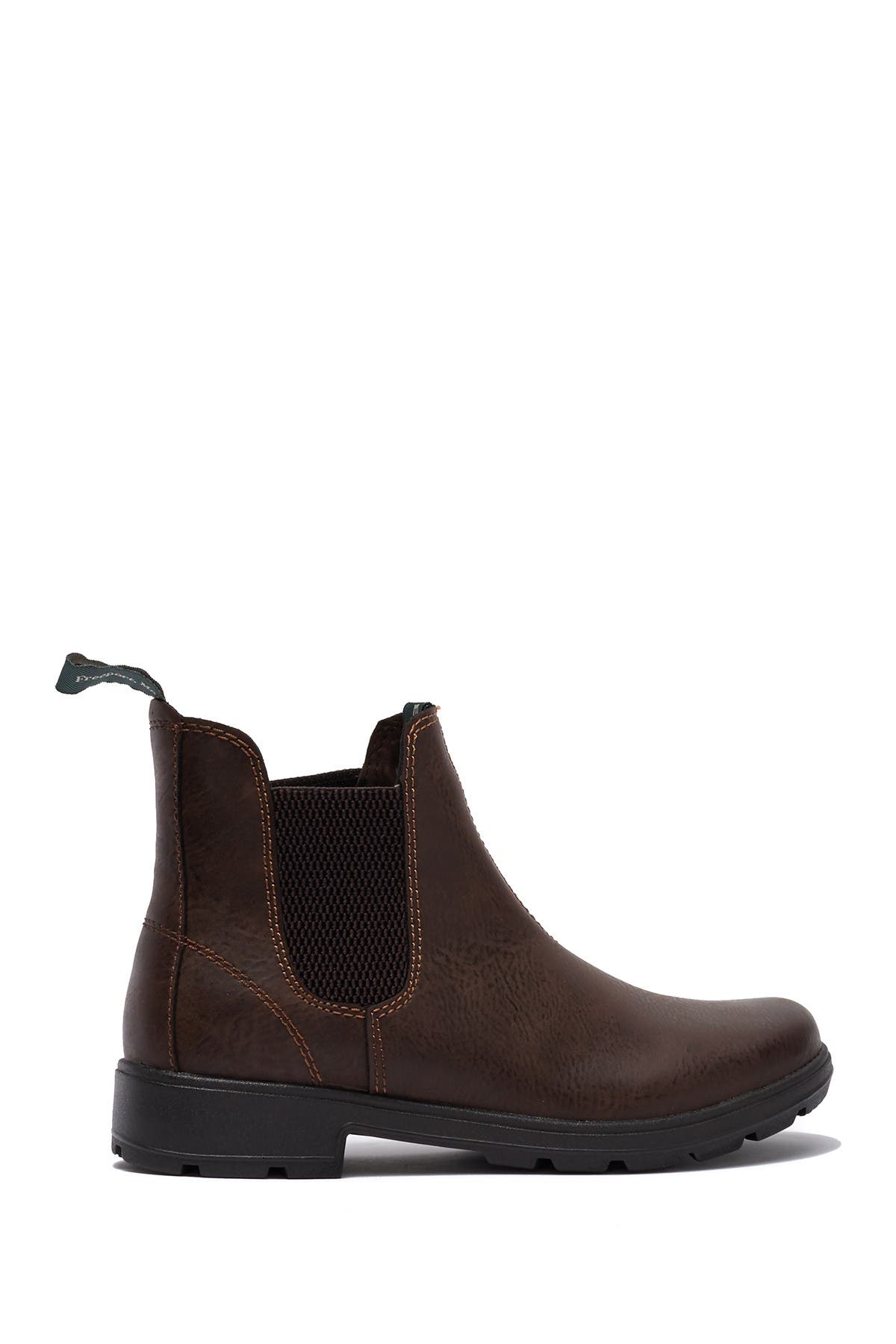 Baja Faux Shearling Lined Chelsea Boot, Alternate, color, BROWN