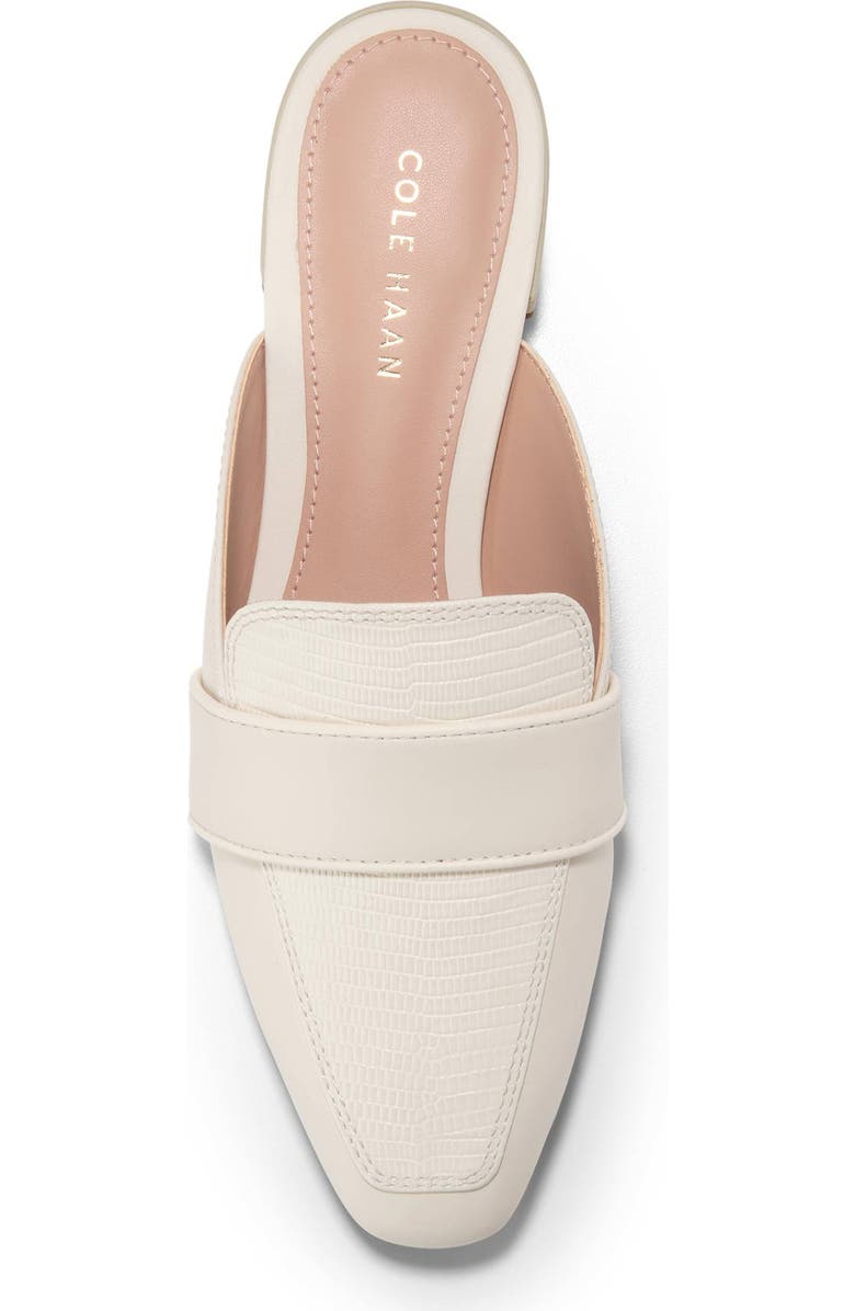 Cole Haan Pasha Mule, Alternate, color, Ivory Leather/ Ivory Lizard
